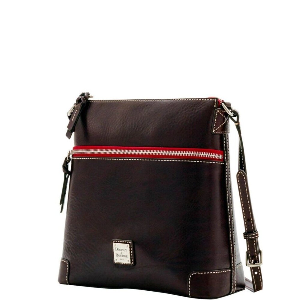 DOONEY & BOURKE Florentine Triple Zip North/South Crossbody Bag Brown